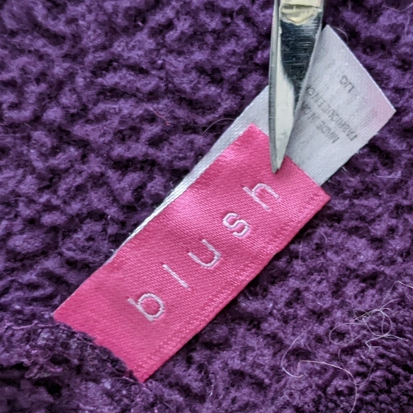 Blush fleece full zip hoodie - Picture 4 of 5